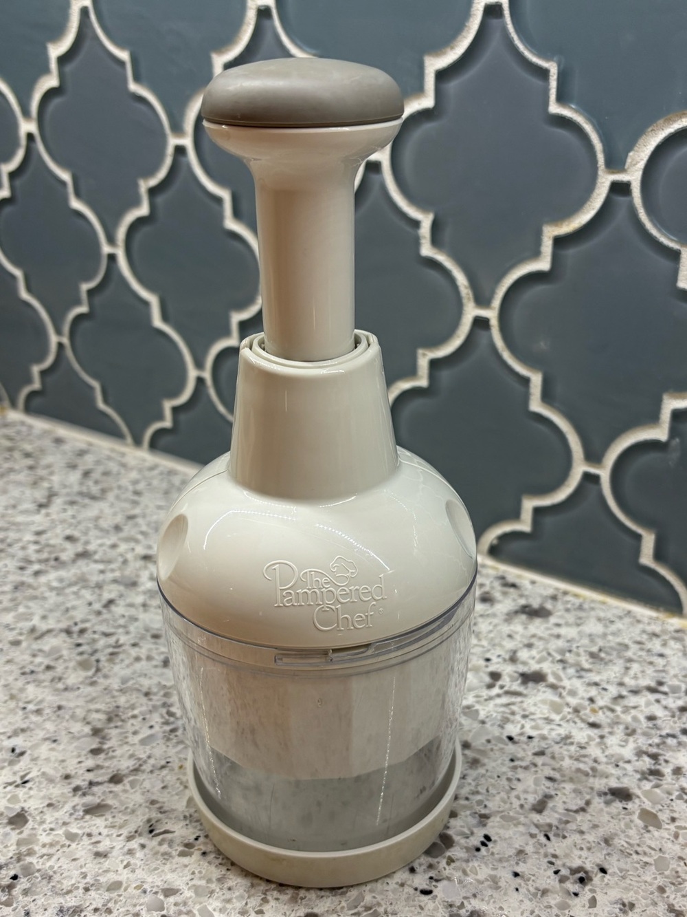 Pampered Chef Food Chopper Manual Vegetable Chopper Kitchen Food Prep Tool